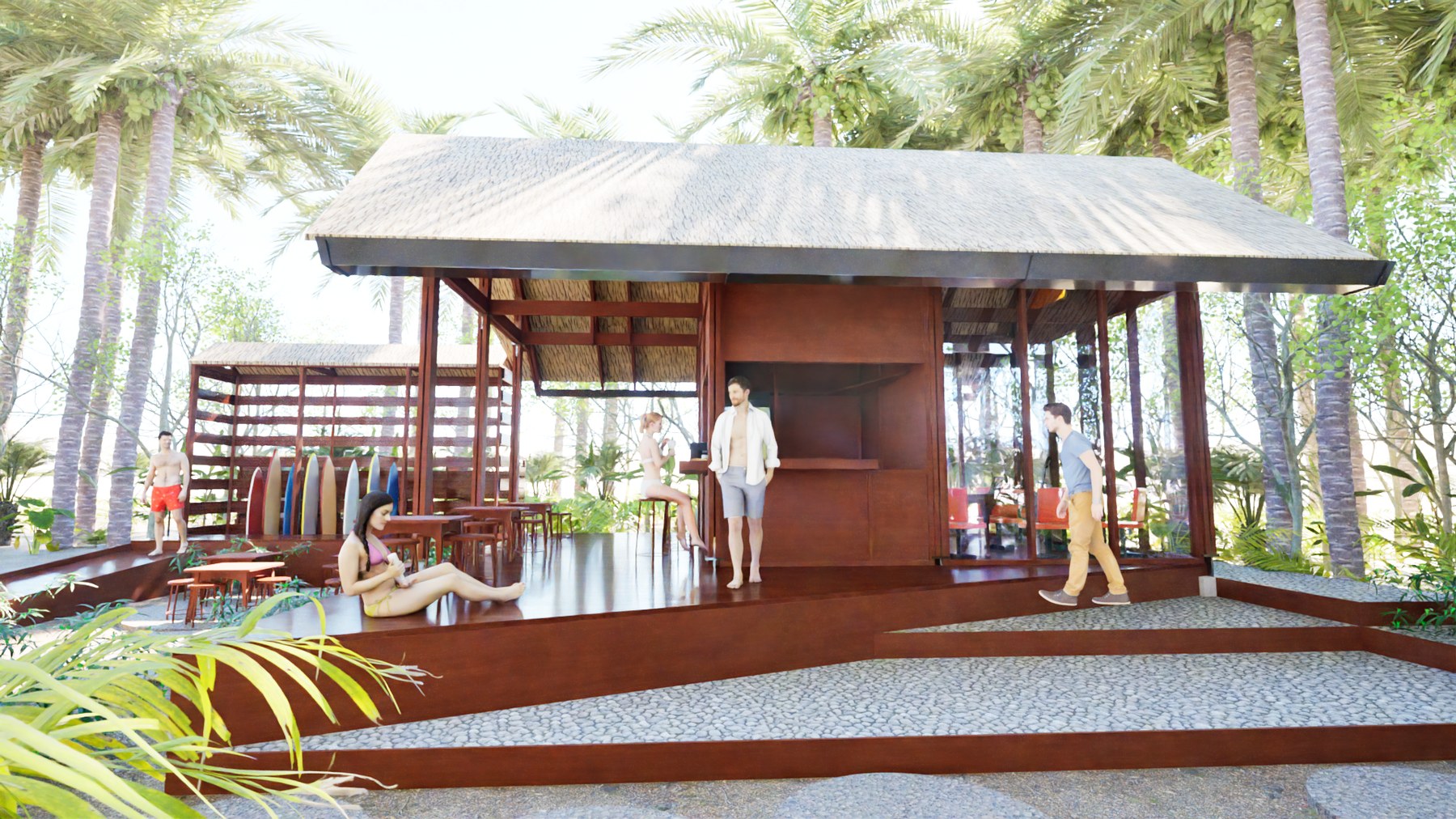 Guanavista Surf Café rendering 2