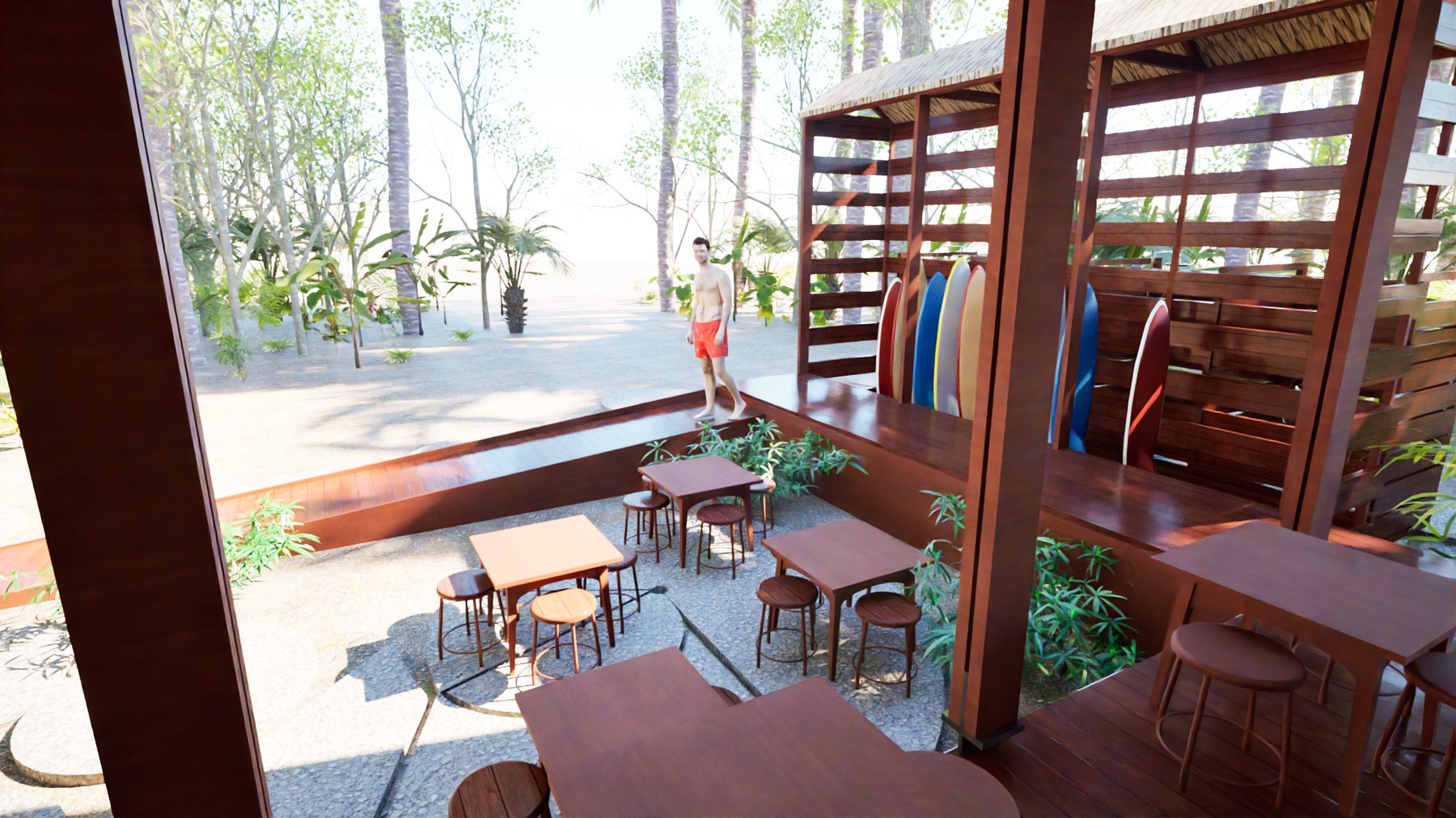 Guanavista Surf Café rendering 7