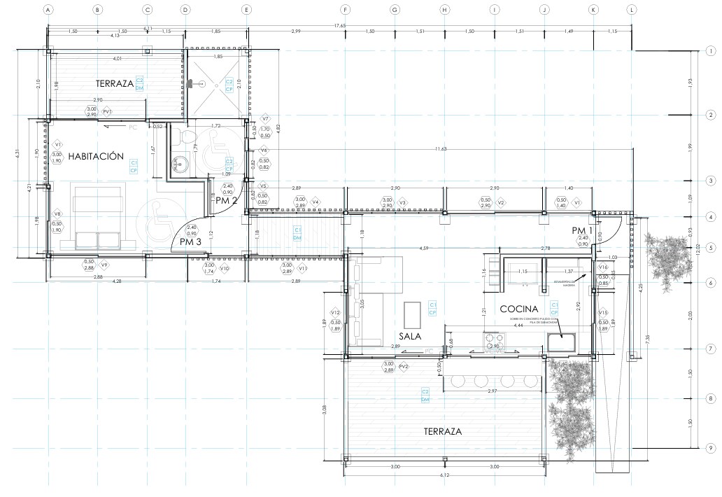 Hotel Ostional blueprint 2